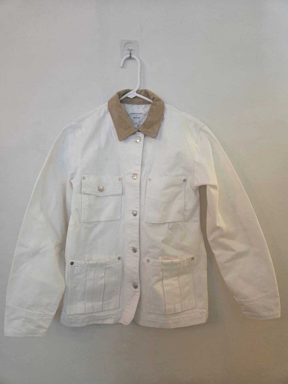 Madewell White Jacket NWT Size XXS - Brand New